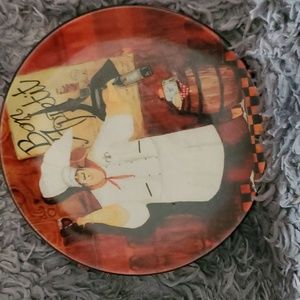 Bon Appétit decorative plate